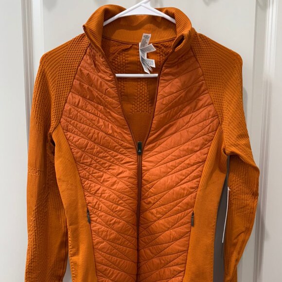 Athleta Flurry Force Insulated PrimaLoft Jacket Small Foliage Orange NWT $169 - Picture 10 of 10